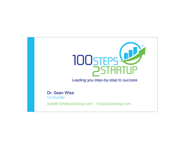 100 Steps 2 Startup business cards