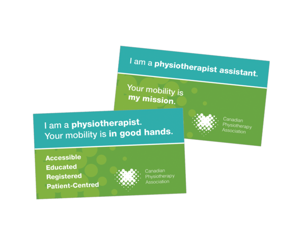 Canadian Physiotherapy Association event badges