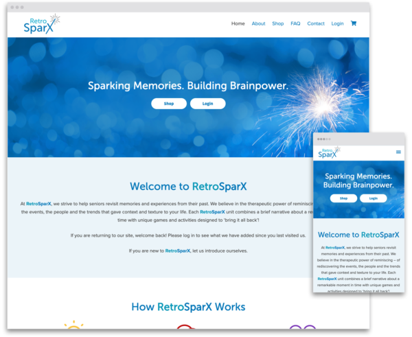 RetroSparX website