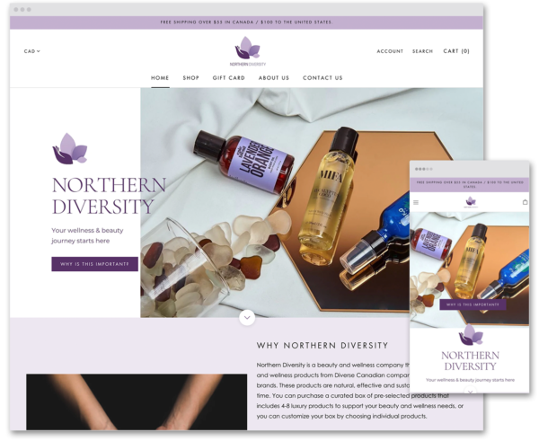 Northern Diversity website