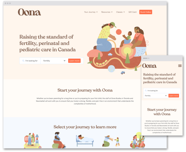 Oona website