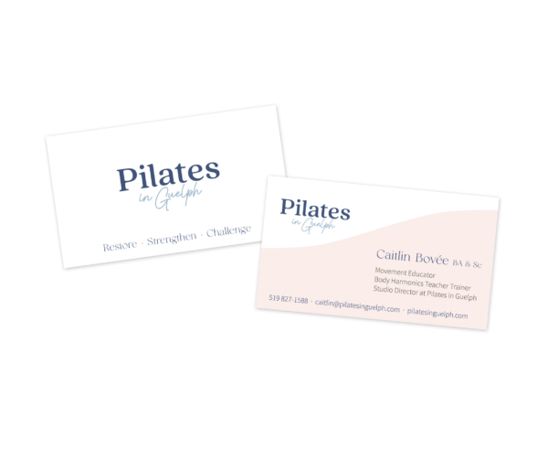 Pilates in Guelph business card