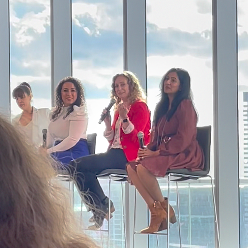 Kelley Gibson on the Success Mindset panel at MamaCon 2024
