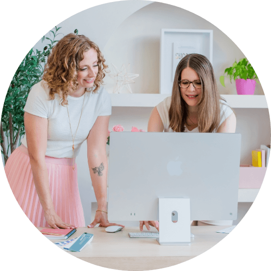 Inkling Design reviewing a custom non-profit WordPress website